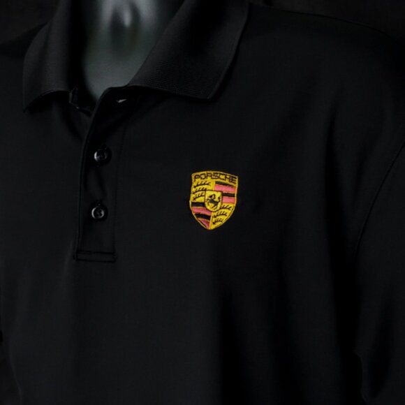 Under Armour HeatGear Porsche Black Polo (XL) NICE! 😎 - Picture 9 of 11